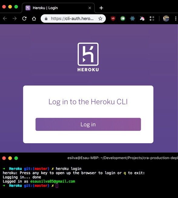 Heroku Login Flow