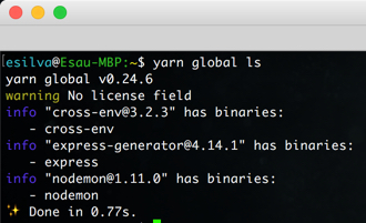 Listing yarn packages